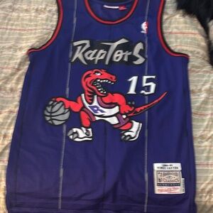 Mitchell & Ness Raptors Jersey - Purple and Red